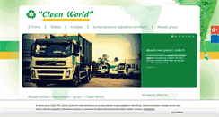 Desktop Screenshot of cleanworld.pl