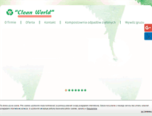 Tablet Screenshot of cleanworld.pl