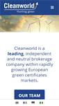 Mobile Screenshot of cleanworld.no